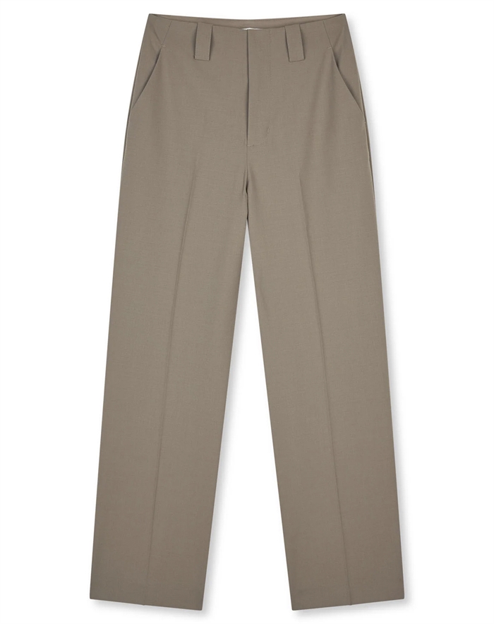 Mads Nørgaard - Dense Weave Carlson Bukser - Walnut