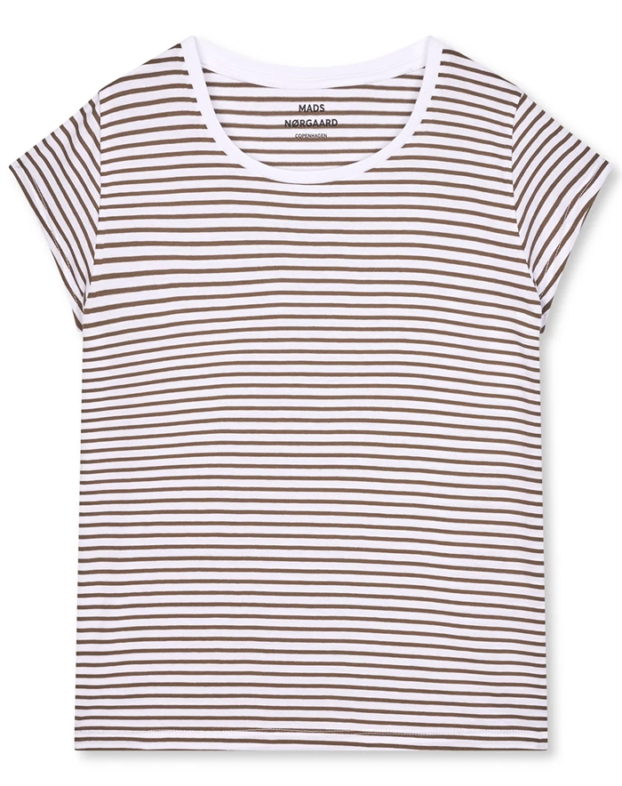 Mads Nørgaard - Favorite Teasy T-shirt - Brilliant White / Tarmac