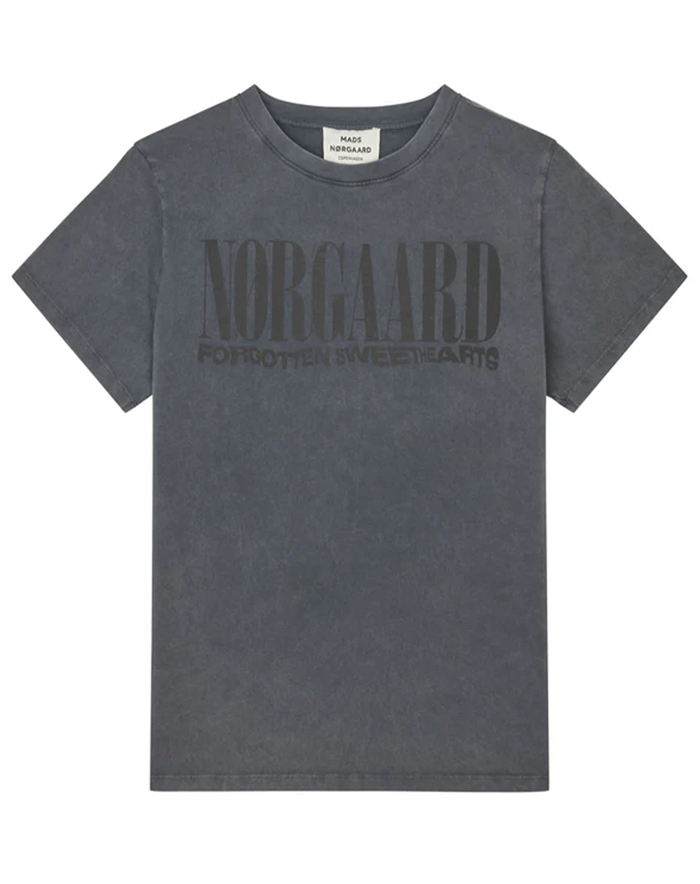 Mads Nørgaard - Fine Jersey Trenda T-shirt - Washed Black