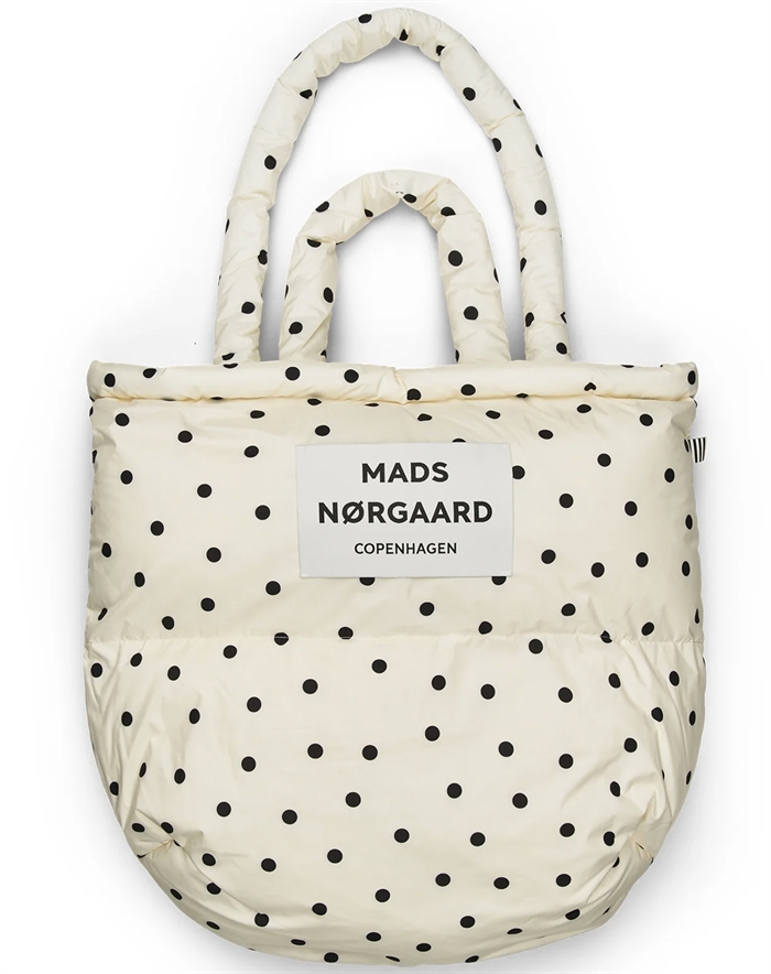 Mads Nørgaard - Light Ripstop Pillow AOP Taske - Dot AOP Sweet Corn