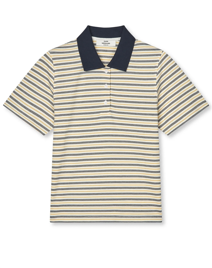 Mads Nørgaard Light Terry Polo T-Shirt