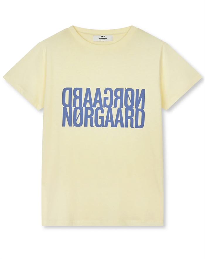 Mads Nørgaard - Single Cotton Trenda P T-Shirt - Almond Milk