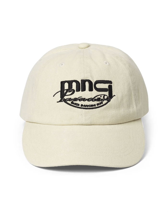 Mads Nørgaard - Washed Cotton Twill Coal Kasket - Vanilla Ice