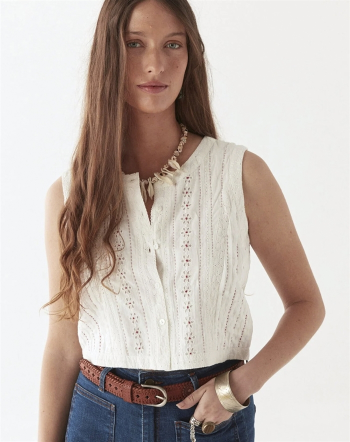 Maison Hotel - Francesca Bluse - Panna