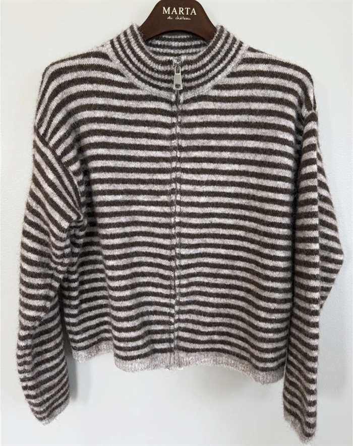 Marta du Chateau - MDCAnais Cardigan - Fango/Moro