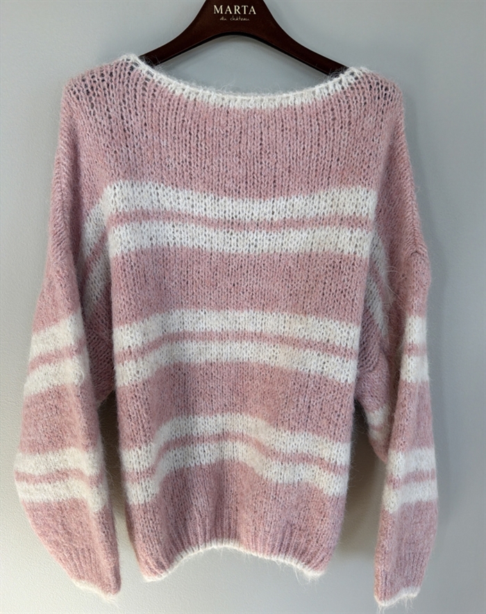 Pre Sale // Marta du Chateau - MDCAvellina Strik - Rosa/Beige