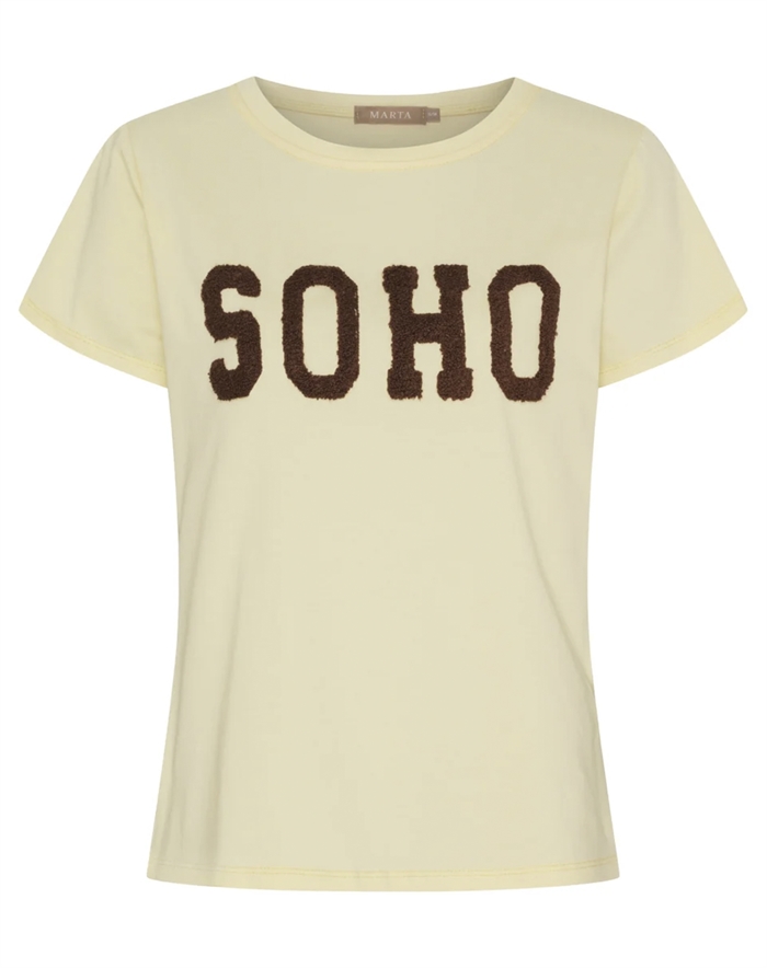 Marta Du Chateau - MDCHerdis T-shirt - Yellow/Moro