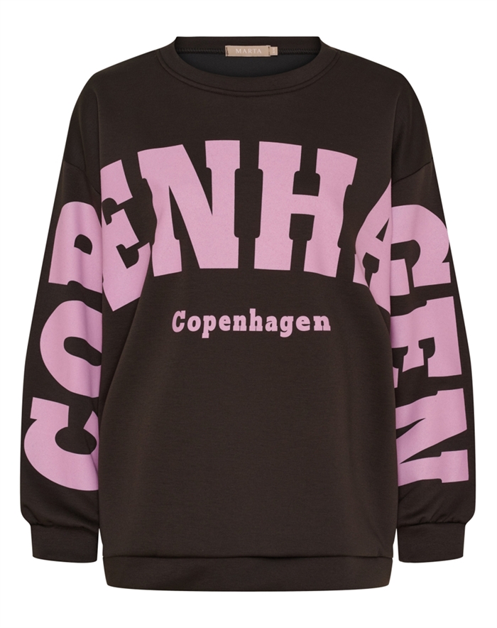 Marta Du Chateau - MDCHibiscus Sweatshirt - Moro