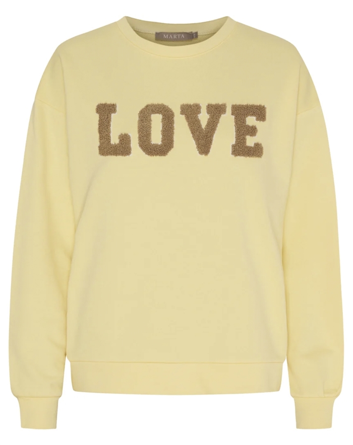 Marta du Chateau - MDCJessa Sweatshirt - Giallo/Fango