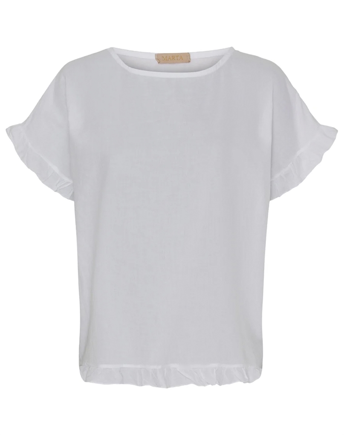 Marta du Chateau - MDCKasimira Top - White