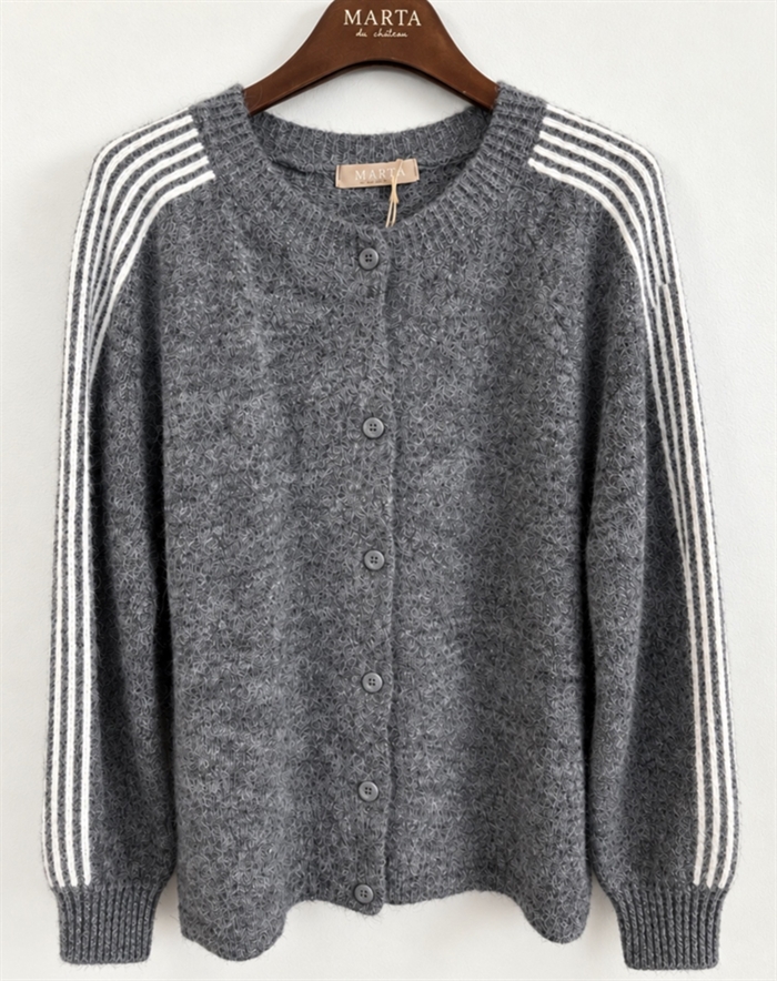 Pre Sale // Marta du Chateau - MDCVellie Cardigan - Grigio