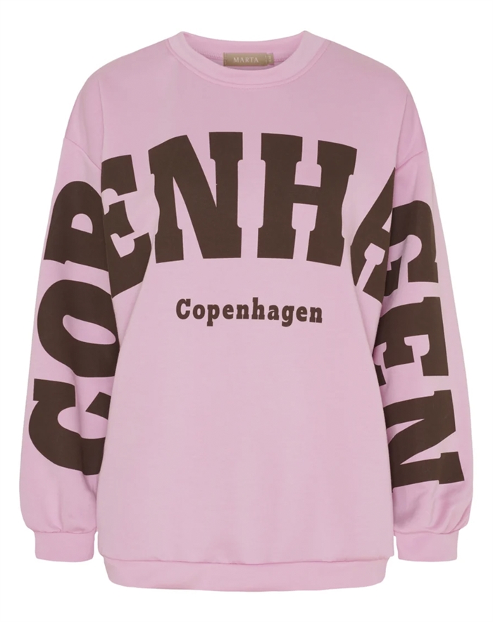 Marta Du Chateau - MDChibiscus Sweatshirt - Pink