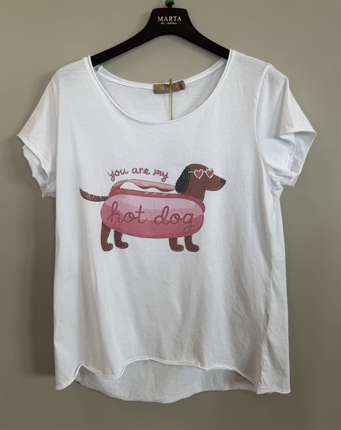 Marta Du Chateau - MDCMarie T-Shirt - Hotdog