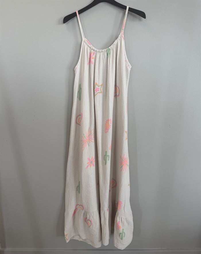 Marta Du Chateau - MDCPalina Kjole - Beige