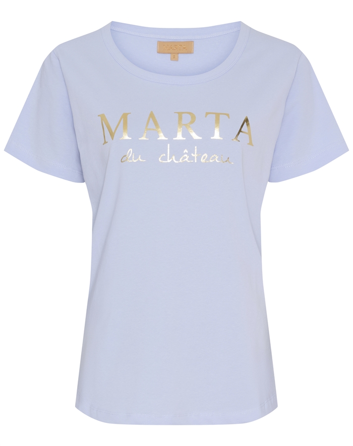 Marta du Chateau - MDCJeanette T-Shirt - Light Blue