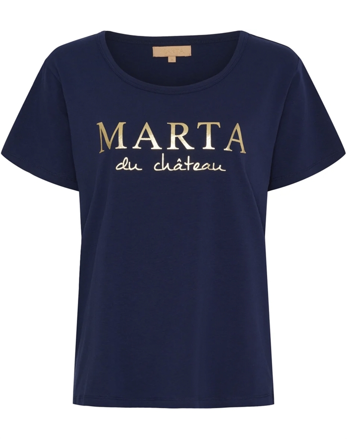 Marta du Chateau - MDCJeanette T-Shirt - Navy