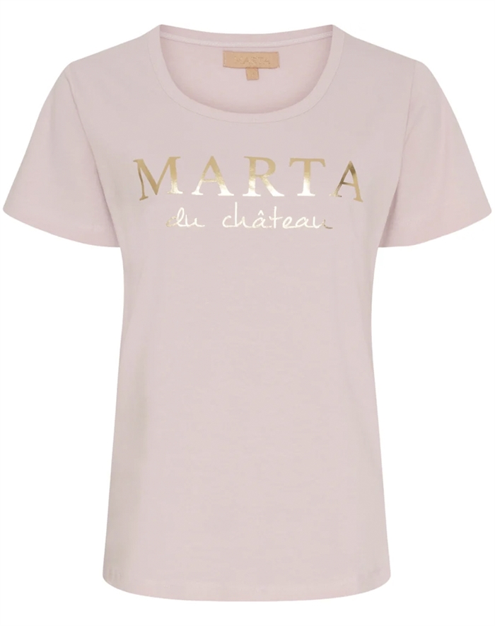 Marta du Chateau - MDCJeanette t-Shirt - Old Rose