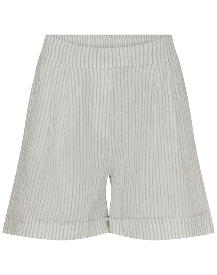 Marta du Chateau - MDCSophia Shorts - Panna Grey Stripe