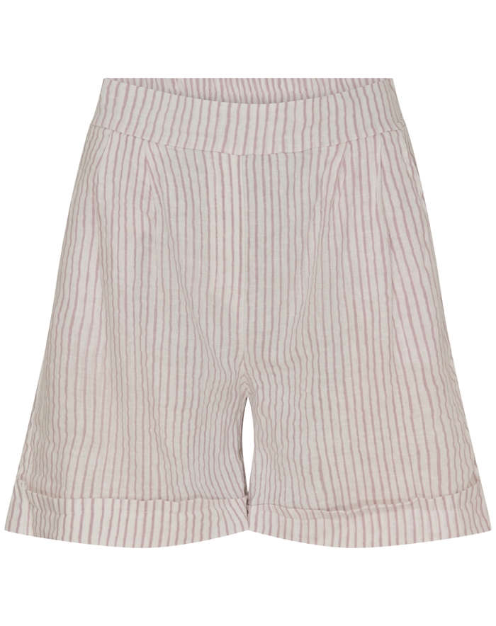 Marta du Chateau - MDCSophia Shorts - Panna Old Rose Stripe