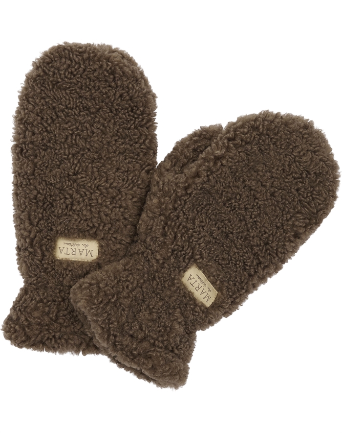  Marta du Chateau - MDCTeddy Mitten Vanter - Brown