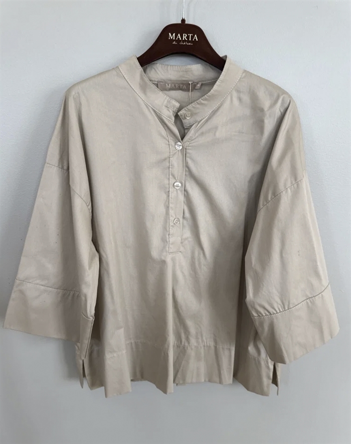 Marta du Chateau - MdcGinger Bluse - Beige