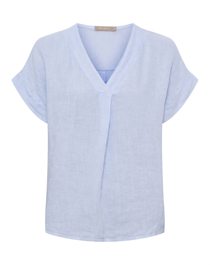 Marta du Chateau - MDCBellissima Bluse - Cielo