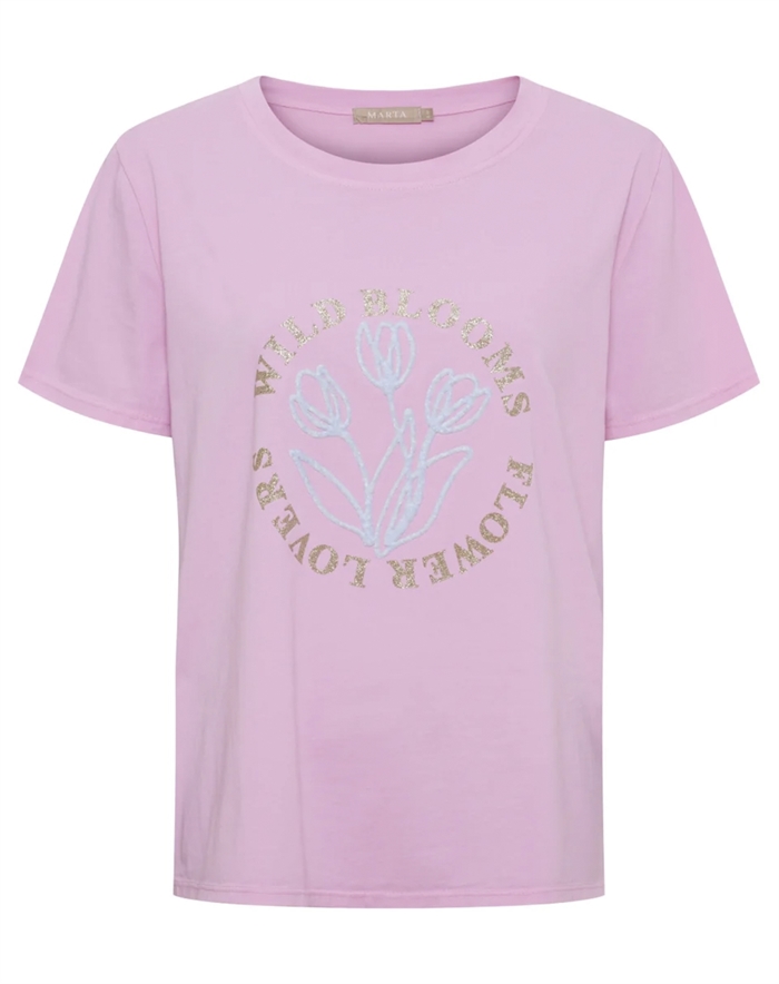 Marta du Chateau - MDCBrianna T-shirt - Pink