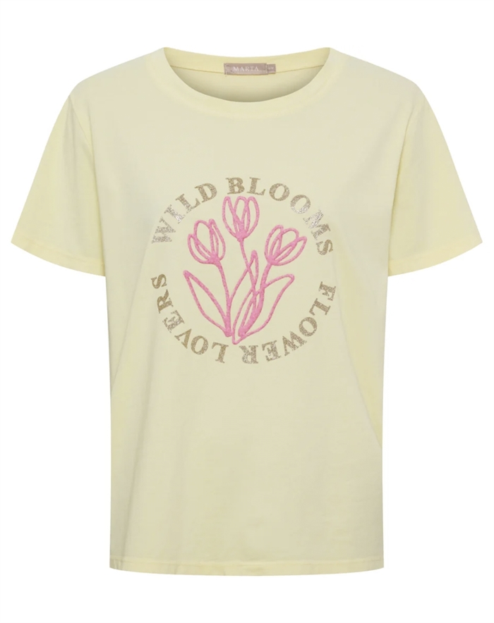 Marta du Chateau - MDCBrianna T-shirt - Yellow