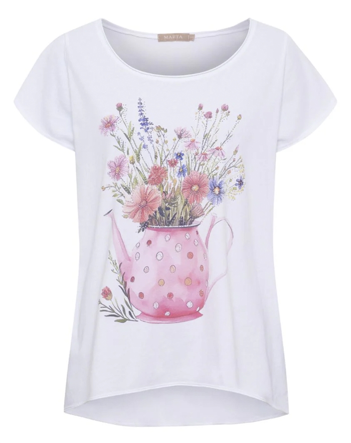 Marta du Chateau - MDCMarie T-shirt - Pink