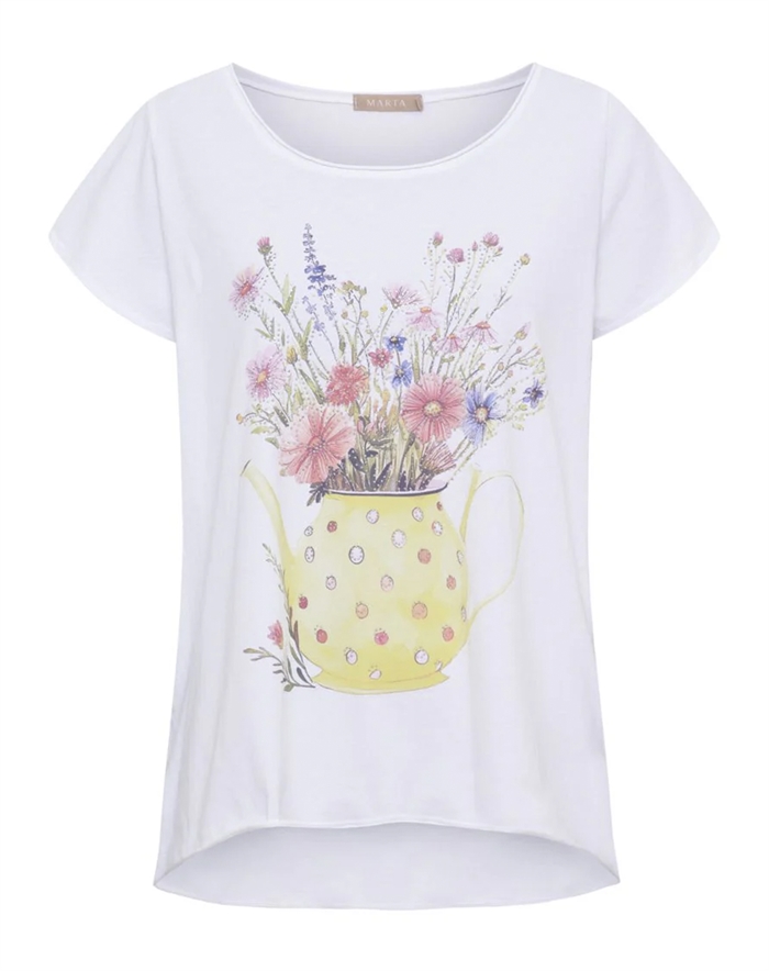 Marta du Chateau - MDCMarie T-shirt - Yellow