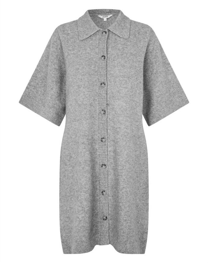 Mbym - Biman-M Kjole - Light Grey Melange