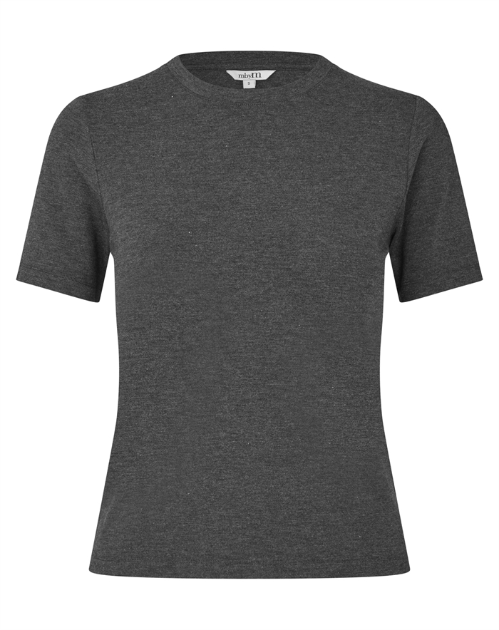 Mbym - Julie-M T-shirt - Dark Grey Melange