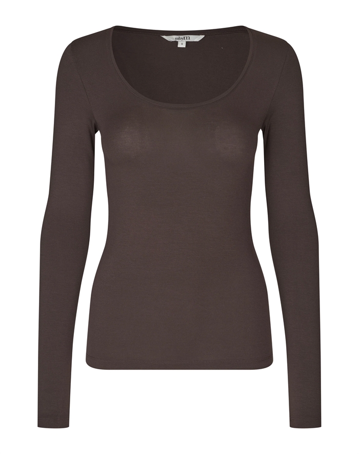 Mbym - Anna Basic Langærmet Trøje - Java 