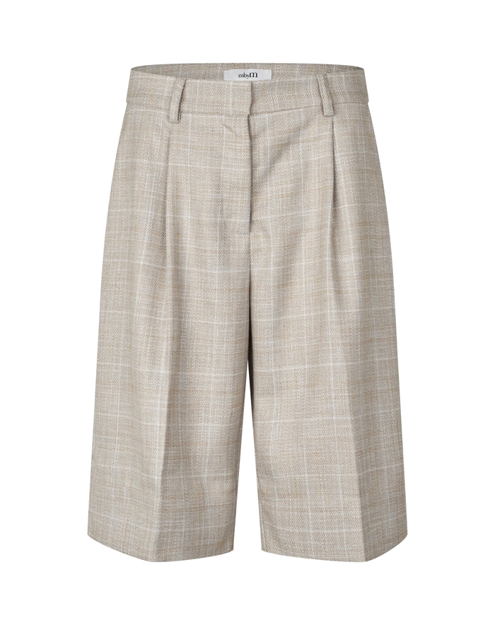 Mbym - Brecan-M Shorts - Beige Check