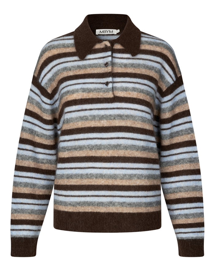 Mbym - Ermin-M Strik - Friday Multi Stripe Brown 