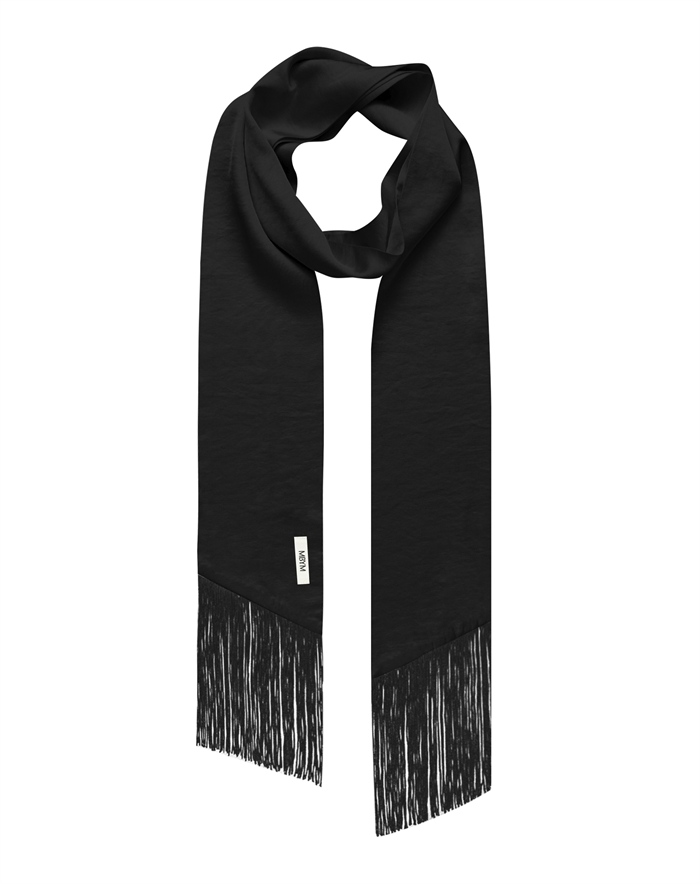 Mbym - Frillo-M Tørklæde - Black