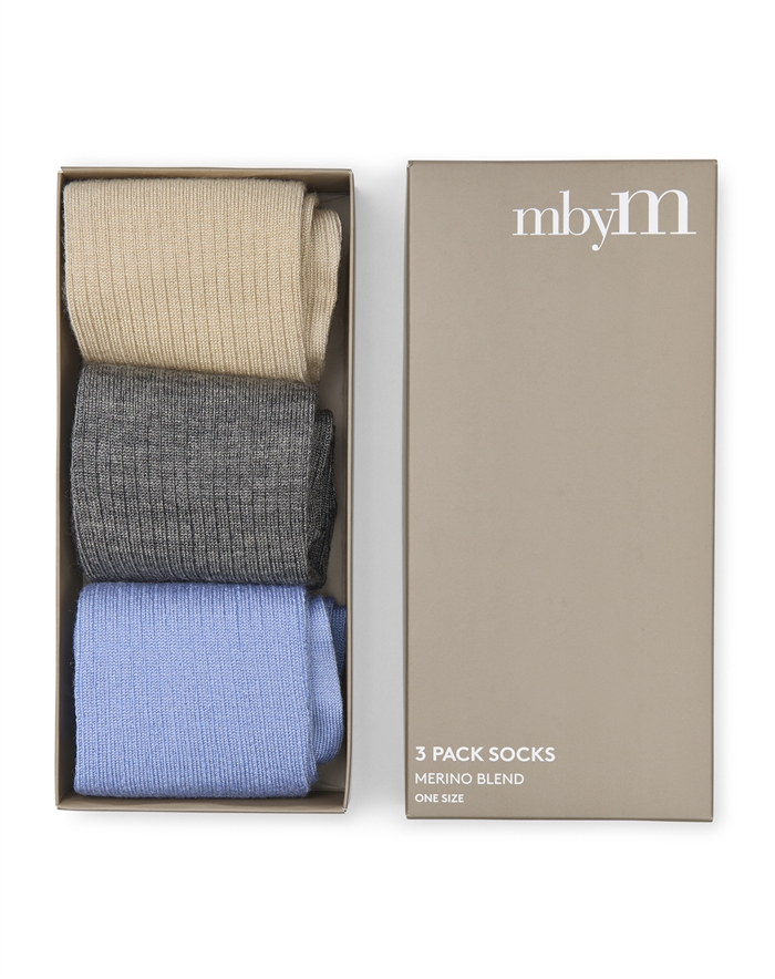 Mbym - Vione-M 3-Pack Strømper - Colour Mix