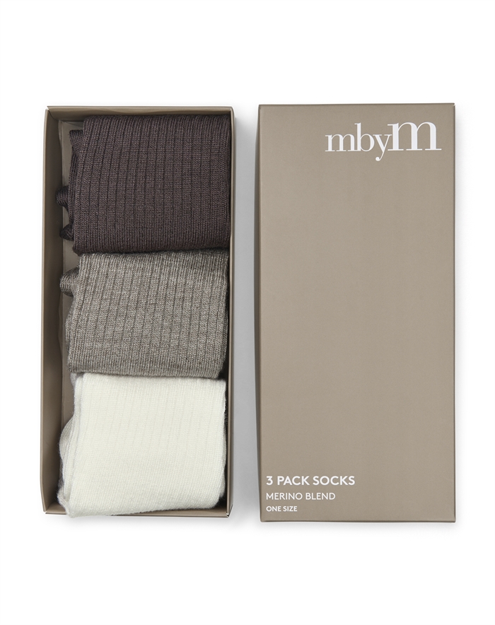 Mbym - Vione-M 3-Pack Strømper - Colour Mix