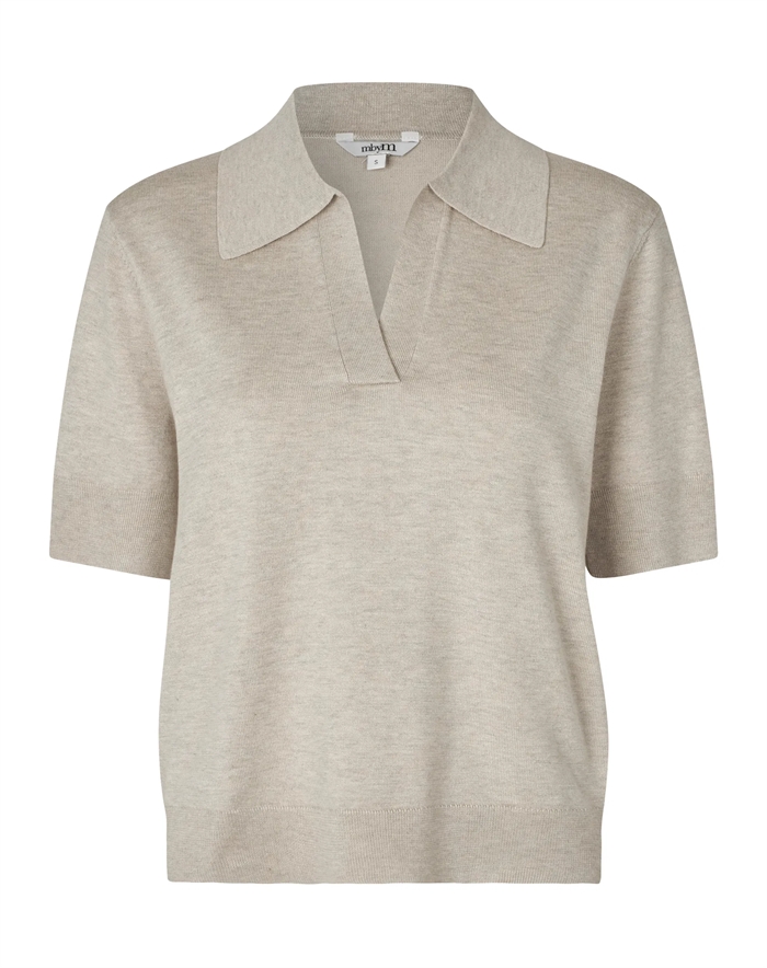 Mbym - Sika-M Strikpolo - Oyster Melange