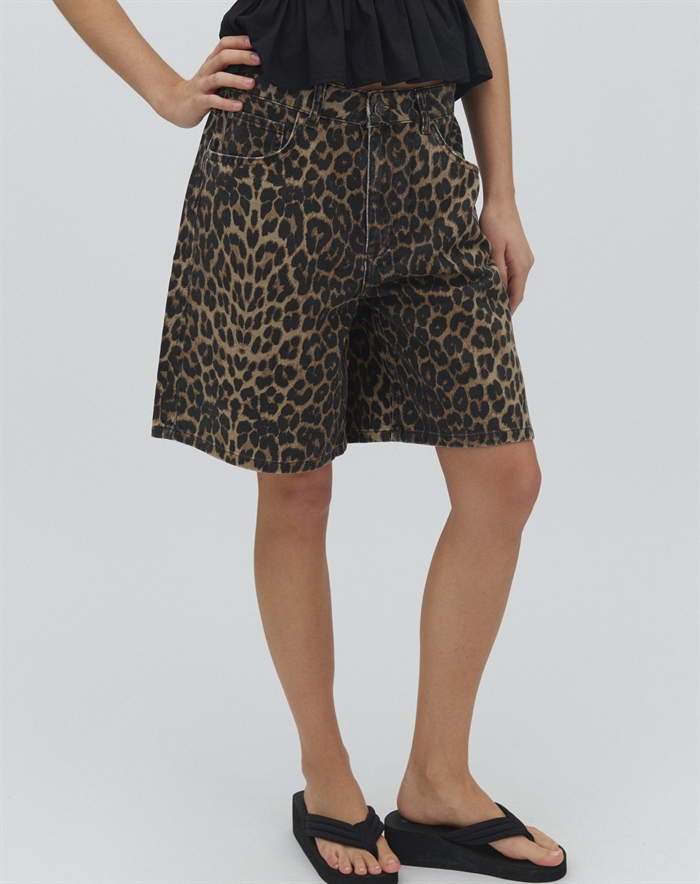 Mbym - Talina-M Shorts - Leopard Mist
