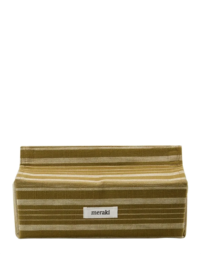 TISSUE BOX DARK OLIVE