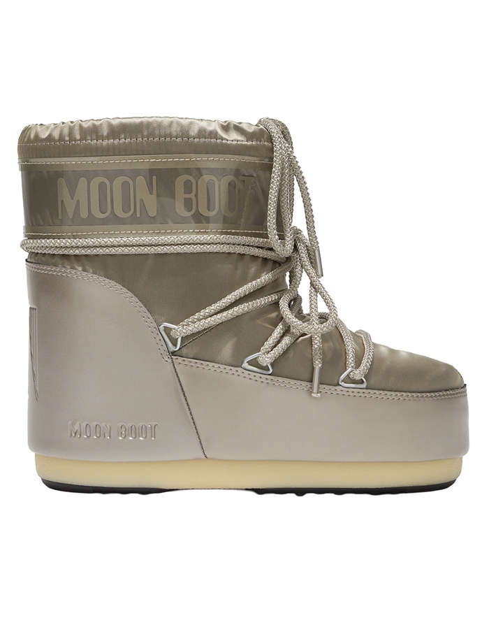 Moon Boot - Icon Low Glance Støvle - Platinum