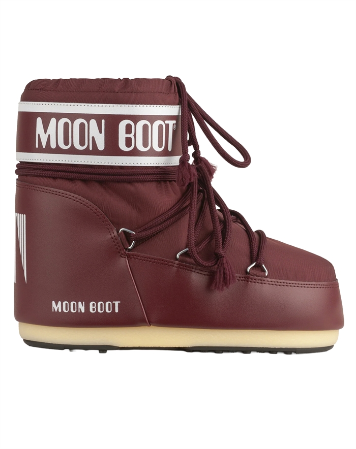 Moon Boot - Icon Low Nylon Støvle - Burdundy