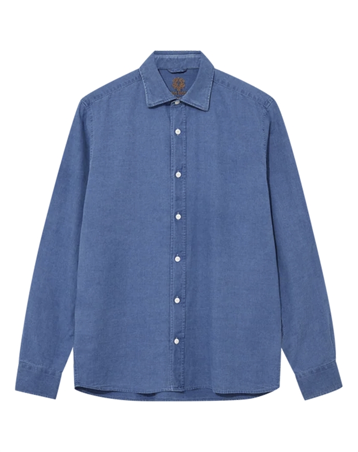 Mos Mosh Gallery - MMGMarco Oxford Indigo Skjorte - Indigo Blue