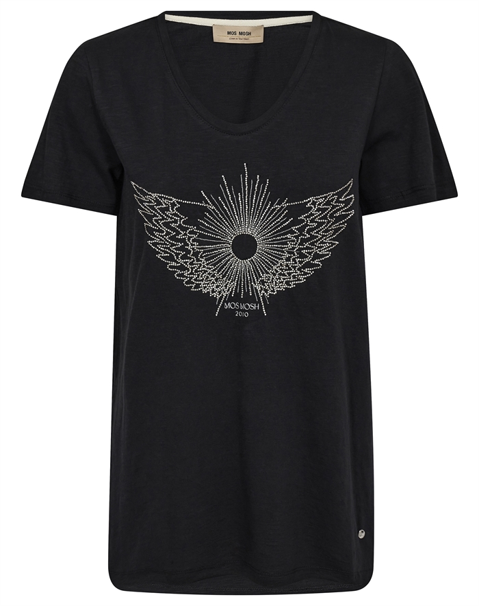 Mos Mosh - MMGethi Glam T-Shirt - Black