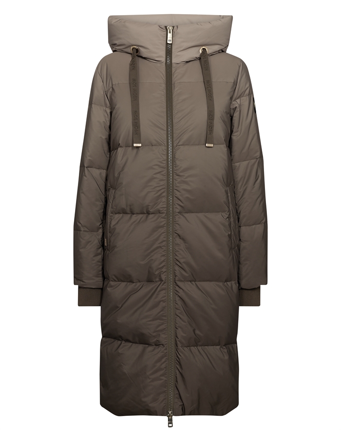 Mos Mosh - MMNova Dip Dye Down Jakke - Savannah Tan