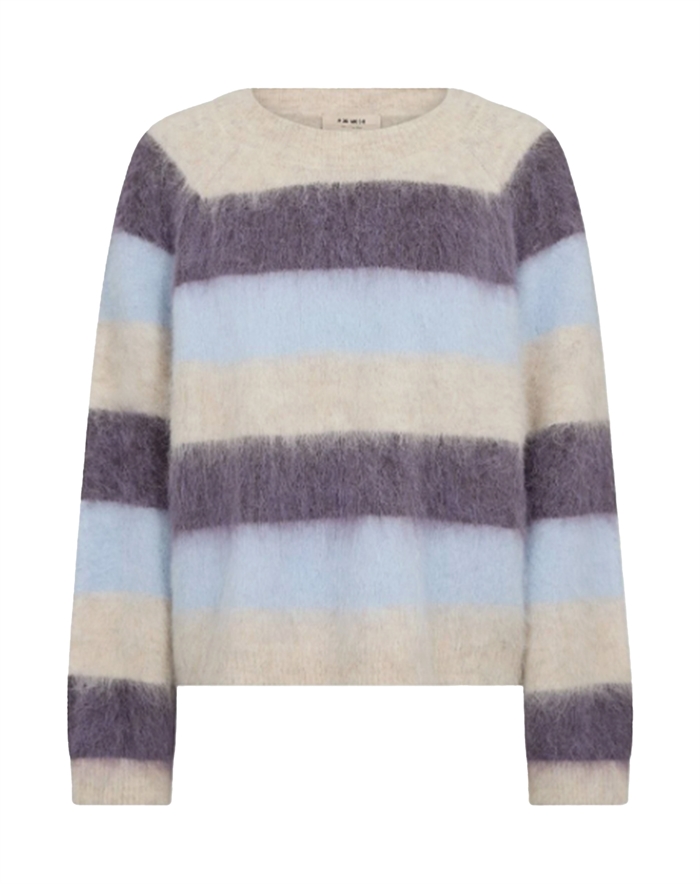 Mos Mosh - MMSuvi Stripe Strik - Sweet Grape