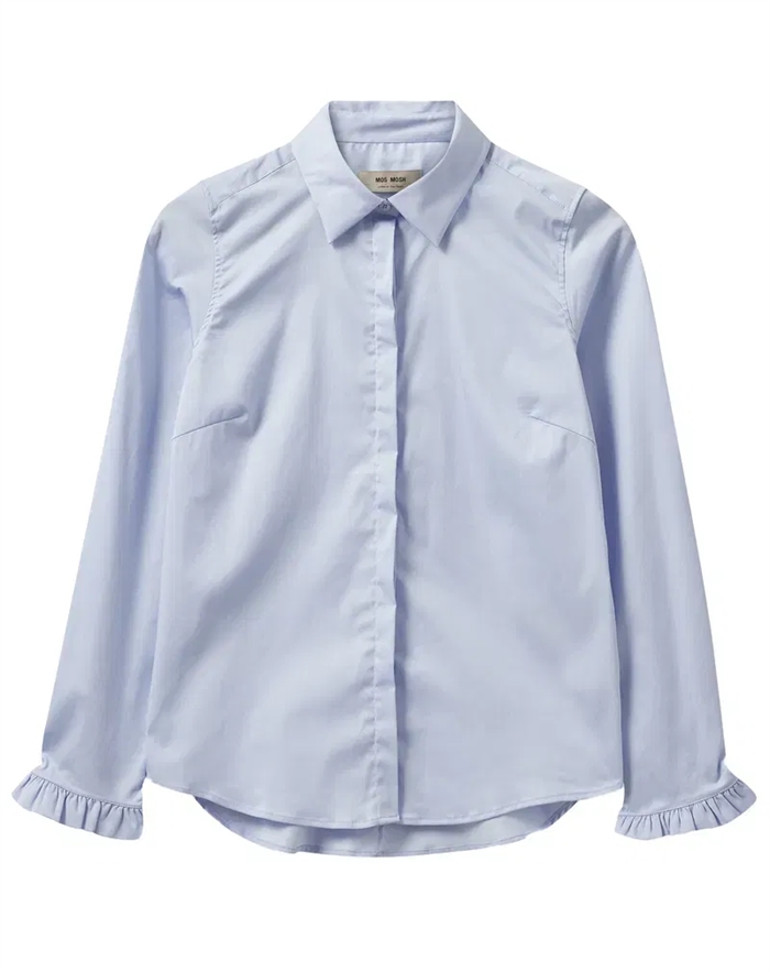 Mos Mosh - MMMattie Flip Skjorte - Light Blue