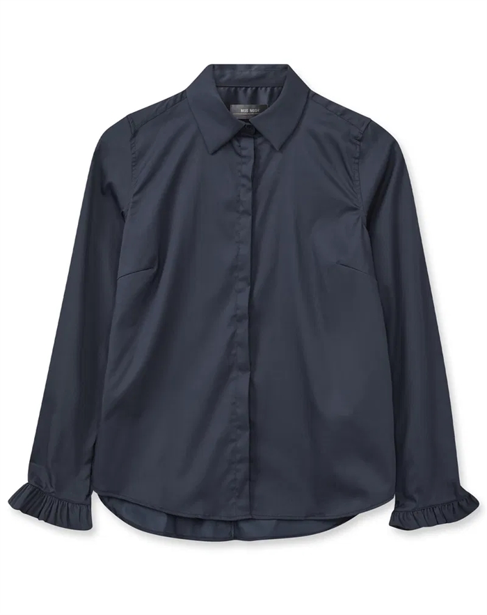 Mos Mosh - MMMattie Flip Skjorte - Night Blue