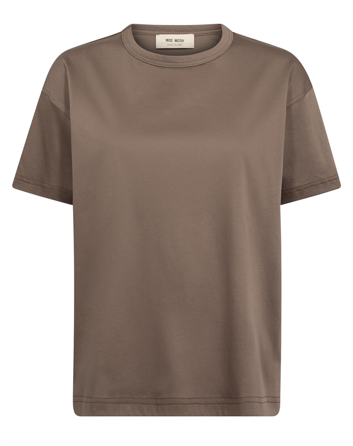Mos Mosh - MMAina T-shirt - Coffee Quartz